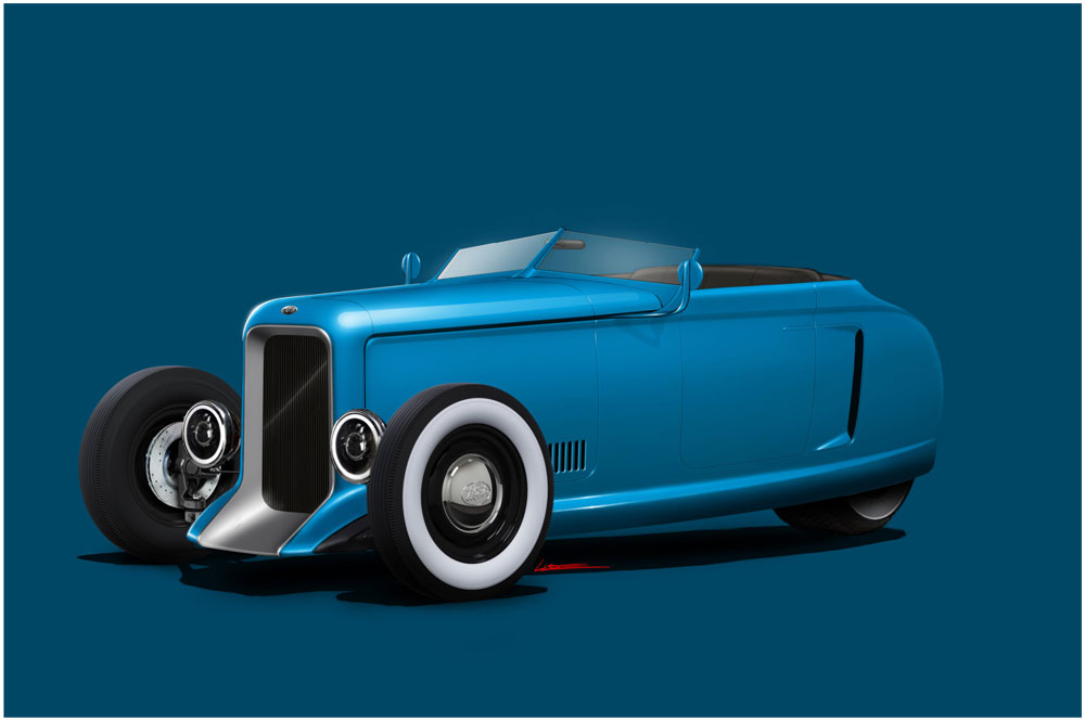 Autocycle Blue Mash Roadster